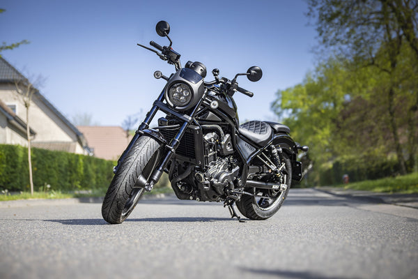 Honda CMX1100 Rebel : detailing complet d'un bobber noir