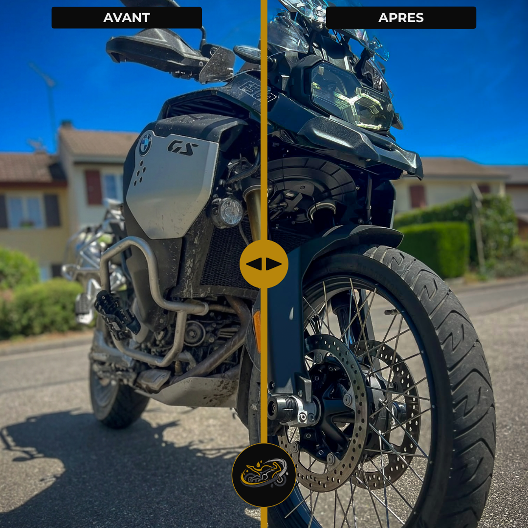 Formules de detailing pour trail et GT — Soin, Éclat, Renaissance